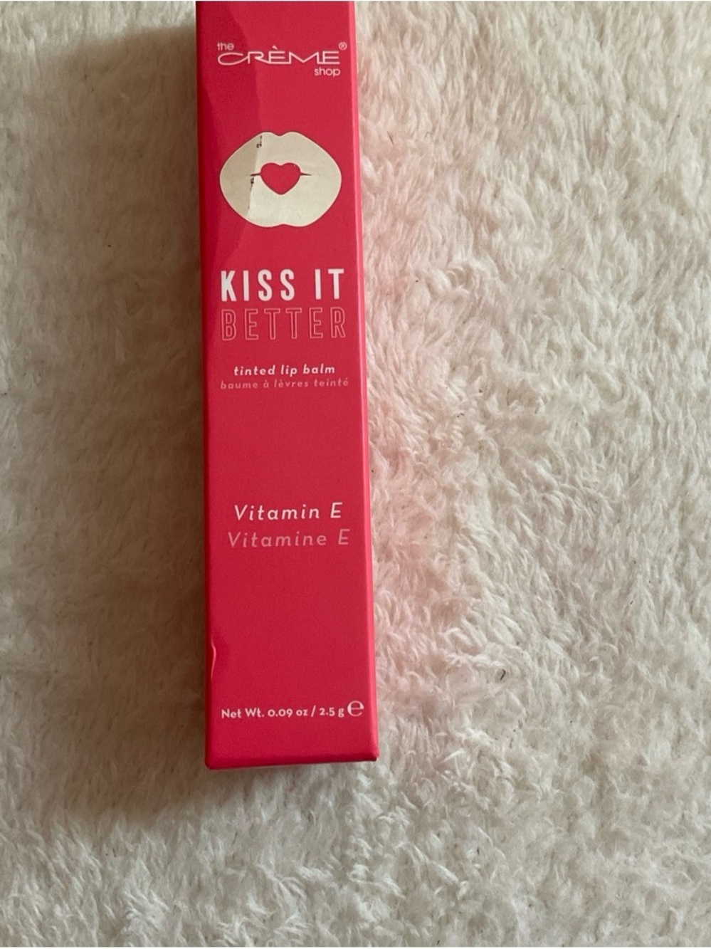 The Crème Shop Kiss It Better Tinted Lip Balm — Pink